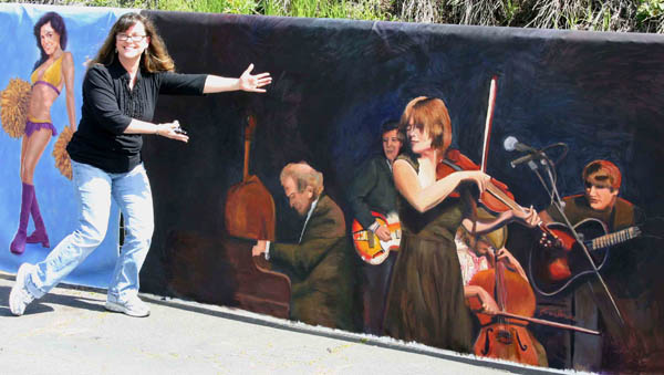 Karen Brake at  March 13  Open Air Gallery